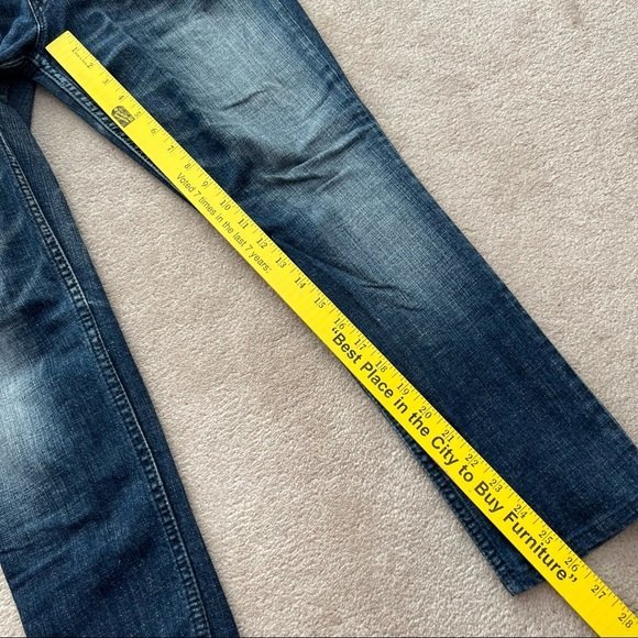 🍉 Levis Curvy Cut 528 Jeans Juniors Medium Wash - Picture 8 of 11